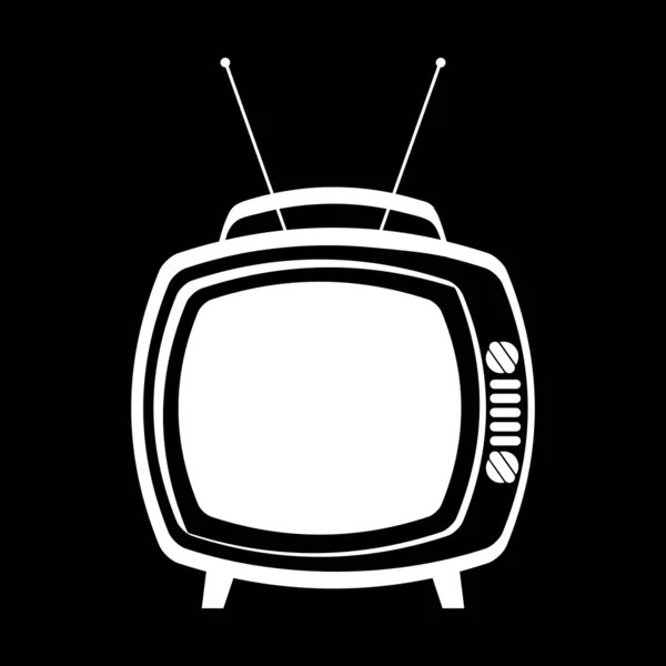 TV retro — Stockvector