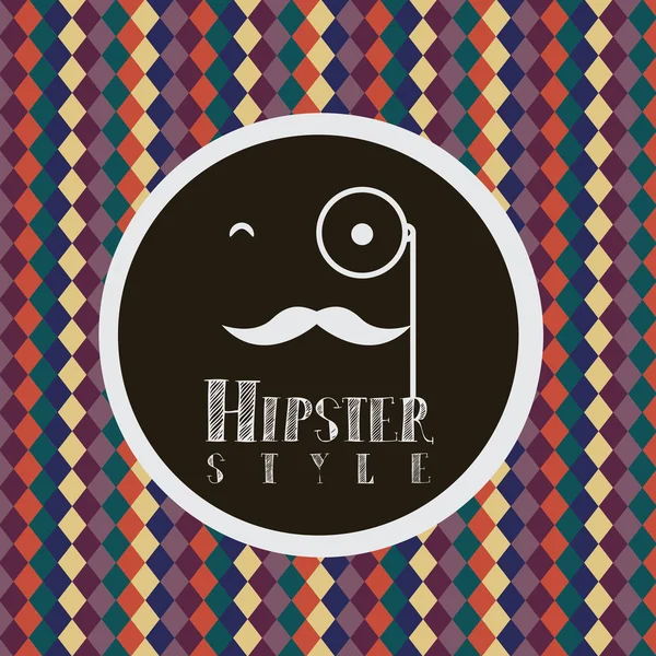 Hipster. — Wektor stockowy