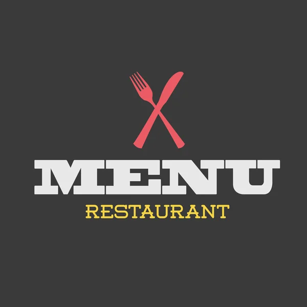 Conception de menu — Image vectorielle