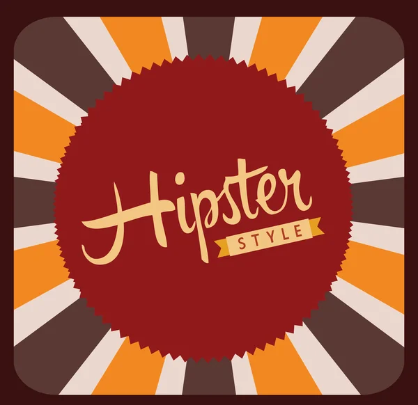 Hipster. — Wektor stockowy