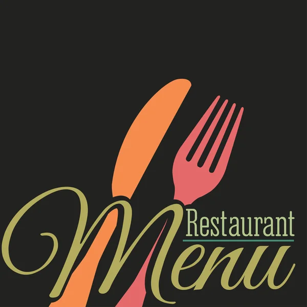 Conception de menu — Image vectorielle