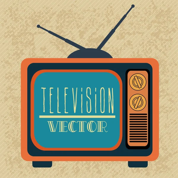 TV retro — Wektor stockowy