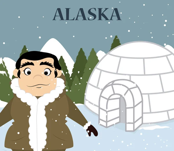 Alaska ontwerp — Stockvector