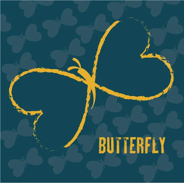 Piękny motyl — Wektor stockowy