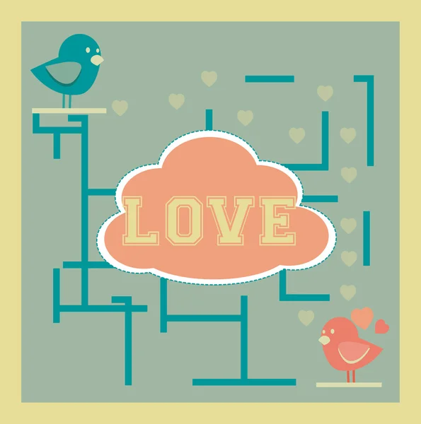 Láska — Stockový vektor