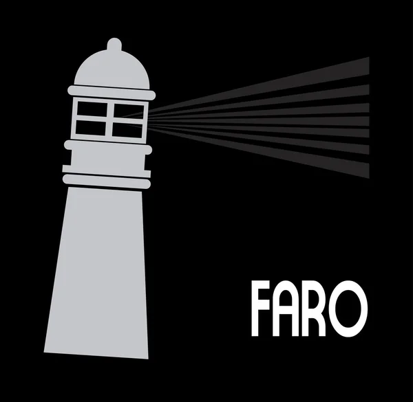 Farol — Vetor de Stock