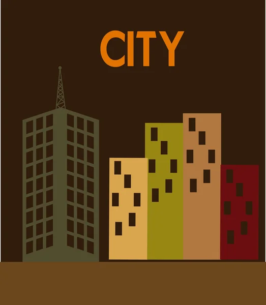 City design — Stock Vector