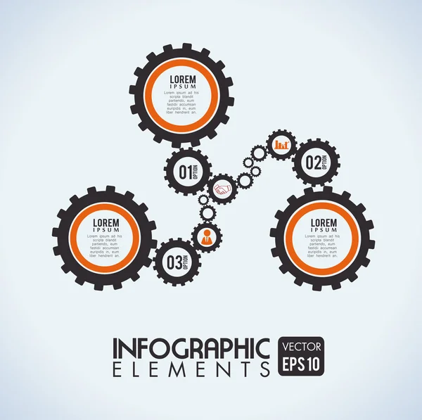 Gears design — Stock Vector