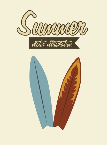 Sommerliche Gestaltung — Stockvektor