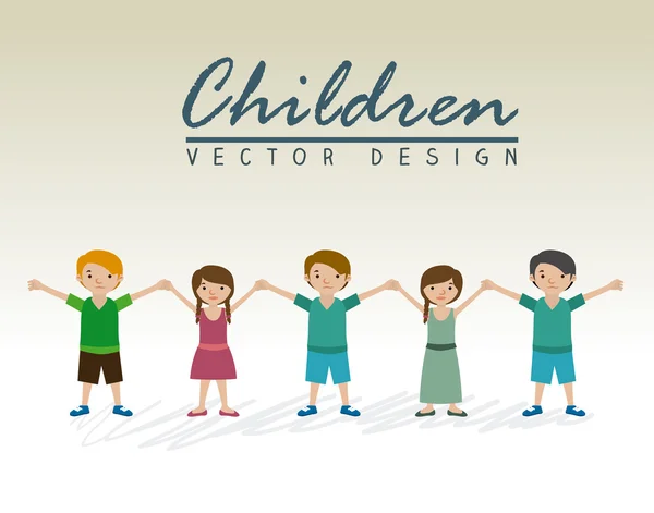 Kinderen — Stockvector