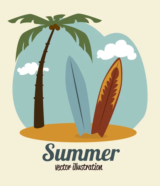 Diseño de verano — Vector de stock