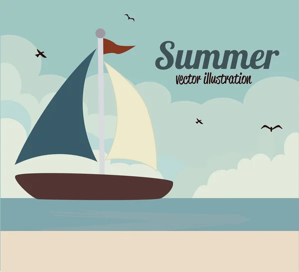 Zomer ontwerp — Stockvector