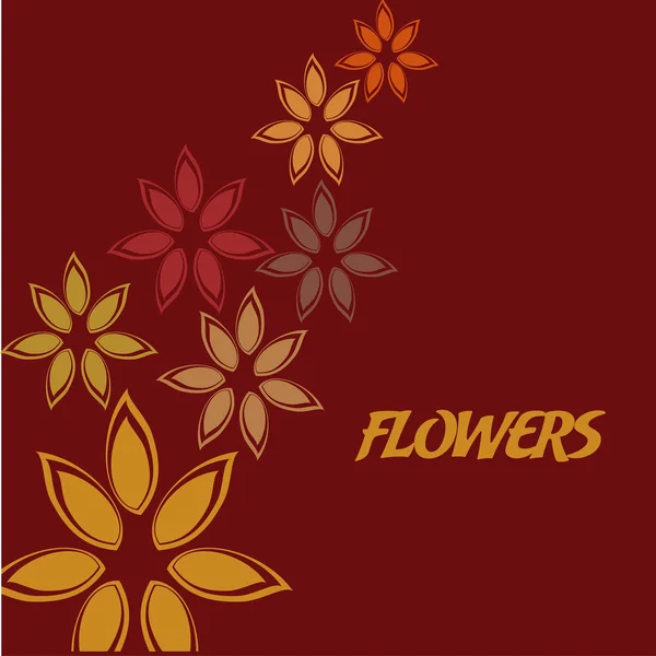 Květiny design — Stockový vektor