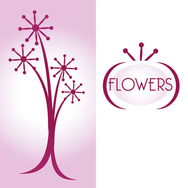 Design de flores —  Vetores de Stock