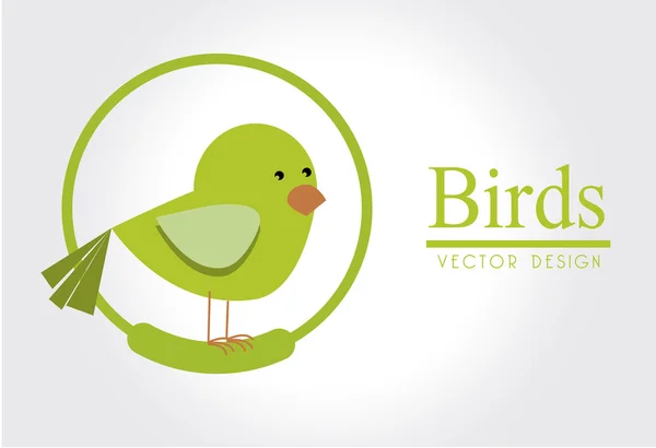 Pájaro — Vector de stock