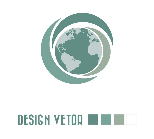 Bolygó design — Stock Vector