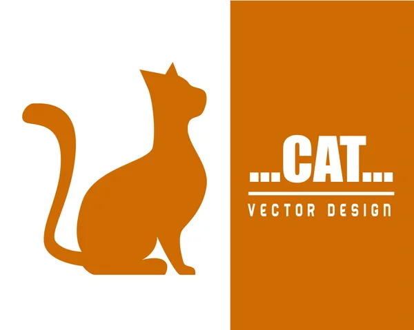 Diseño de la mascota — Vector de stock