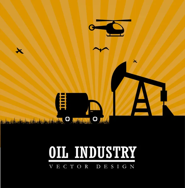 Ölindustrie — Stockvektor