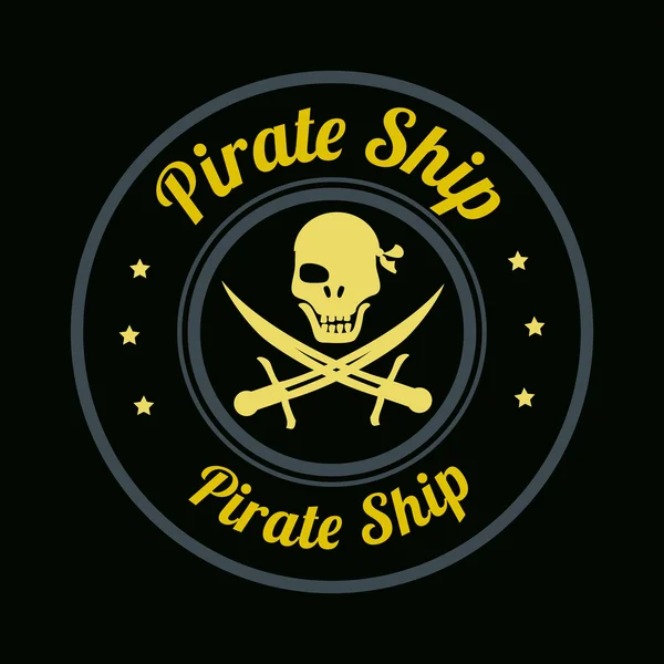 Projeto pirata —  Vetores de Stock