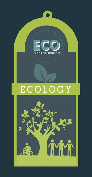 Diseño ecológico — Vector de stock