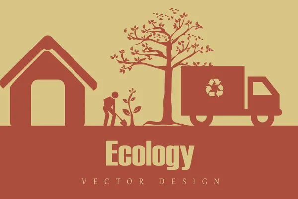 Eco-ontwerp — Stockvector