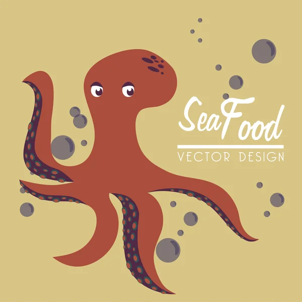 Alimentos para o mar —  Vetores de Stock
