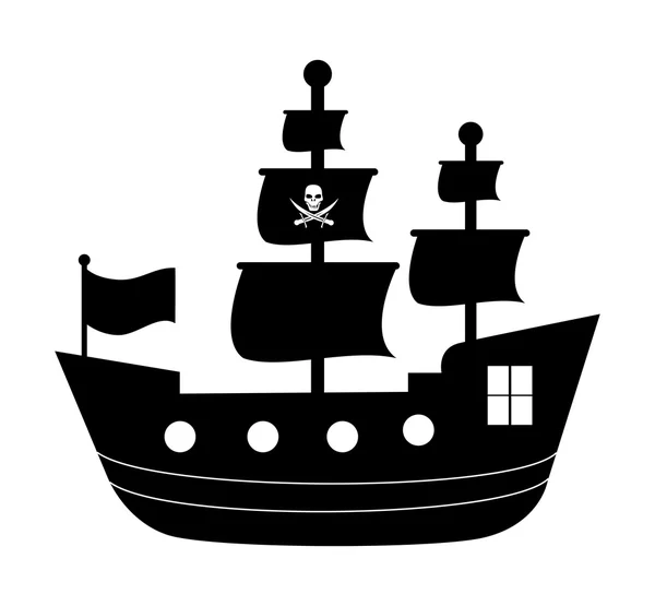 Pirate design — Stock Vector