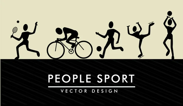 Diseño deportivo — Archivo Imágenes Vectoriales