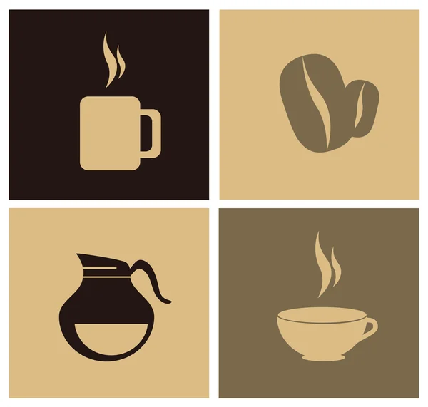 Koffie ontwerp — Stockvector