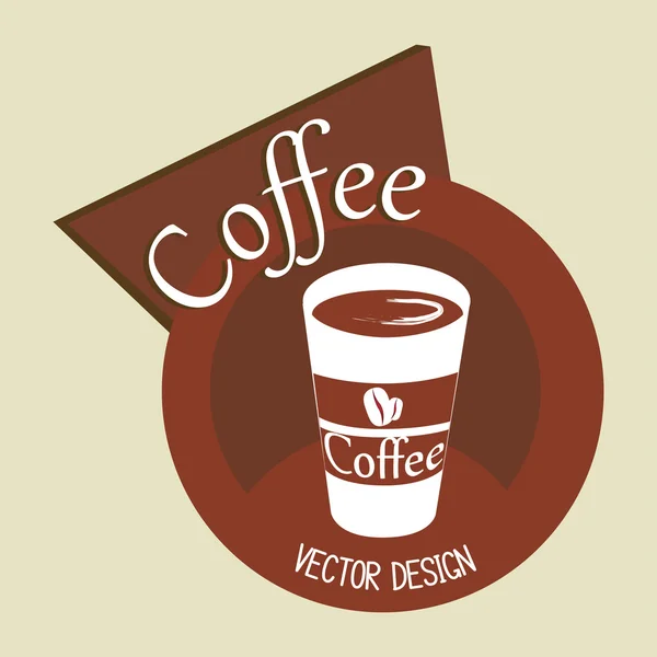 Koffie ontwerp — Stockvector