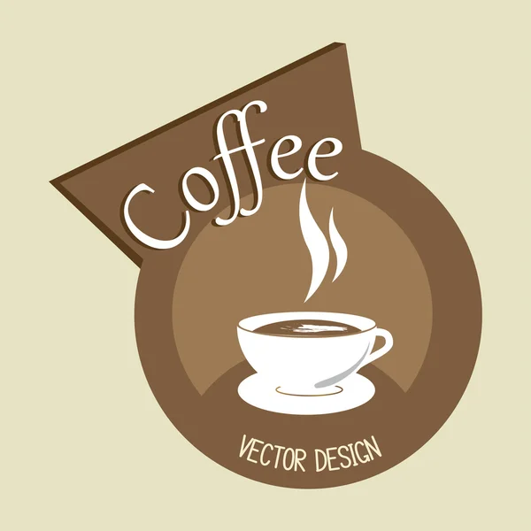 Design de café — Vetor de Stock