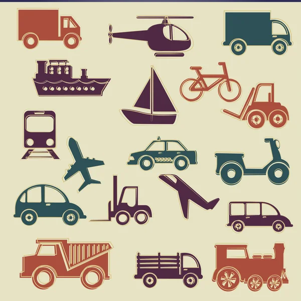 Diseño del transporte — Vector de stock