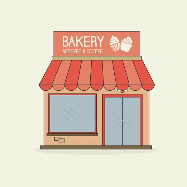 Conception de boulangerie — Image vectorielle