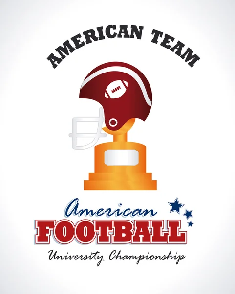 American football — Stock Vector