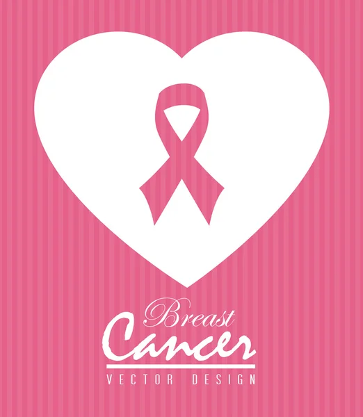 Breast cancer — Stock Vector