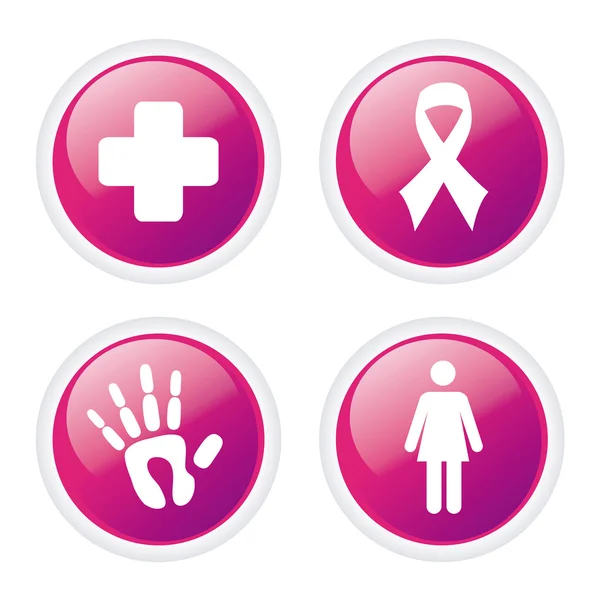 Breast cancer — Stock Vector