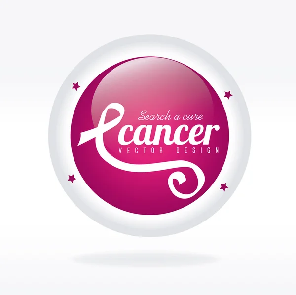 Breast cancer — Stock Vector