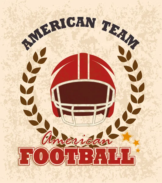 American football — Stock Vector