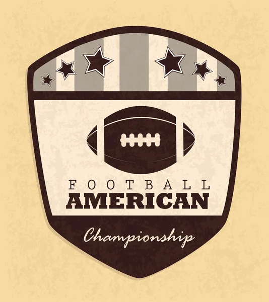 Amerikaans voetbal — Stockvector