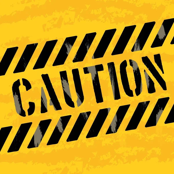 Caution design — Stock Vector