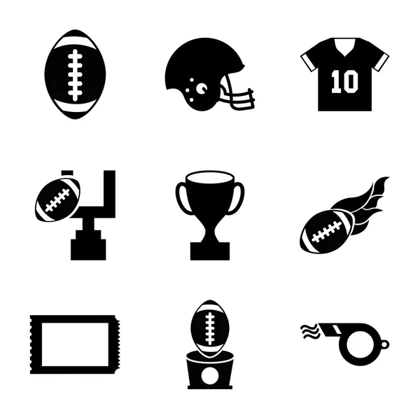 American football — Stock Vector