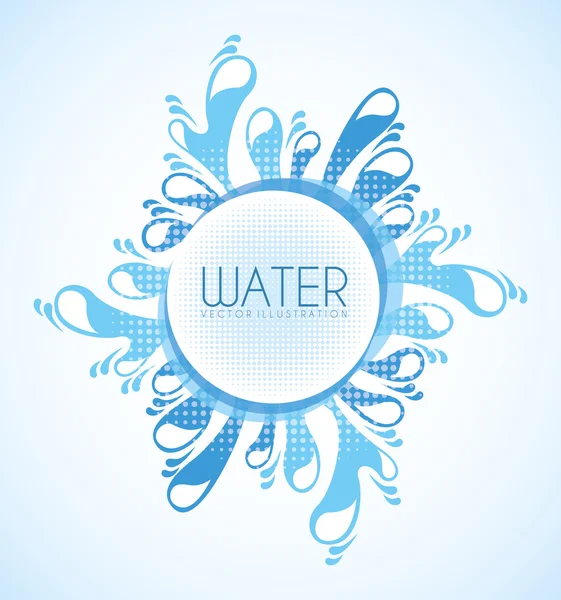 Diseño del agua — Vector de stock
