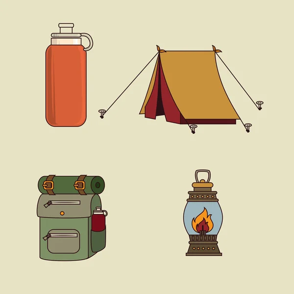 Camping design — Stock Vector