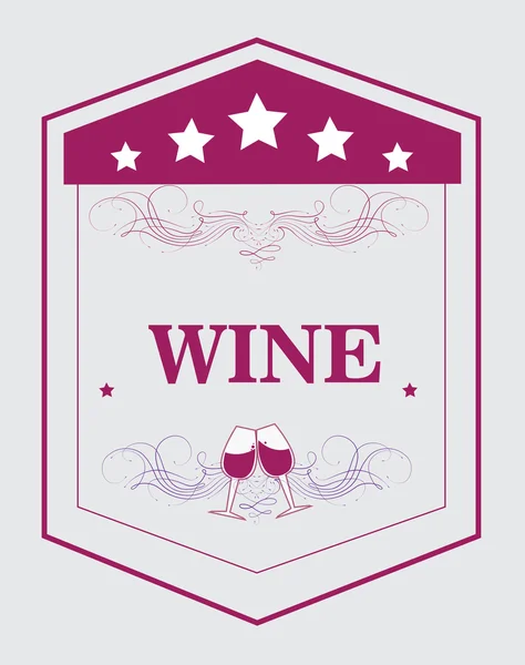 Wine design — Stock Vector