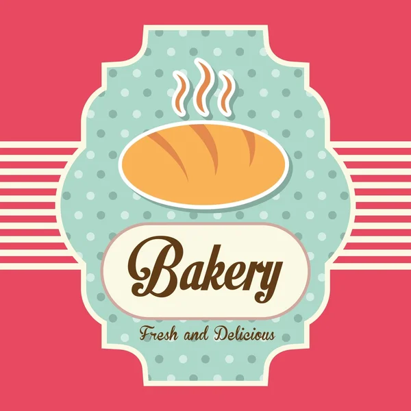 Diseño de panadería — Vector de stock