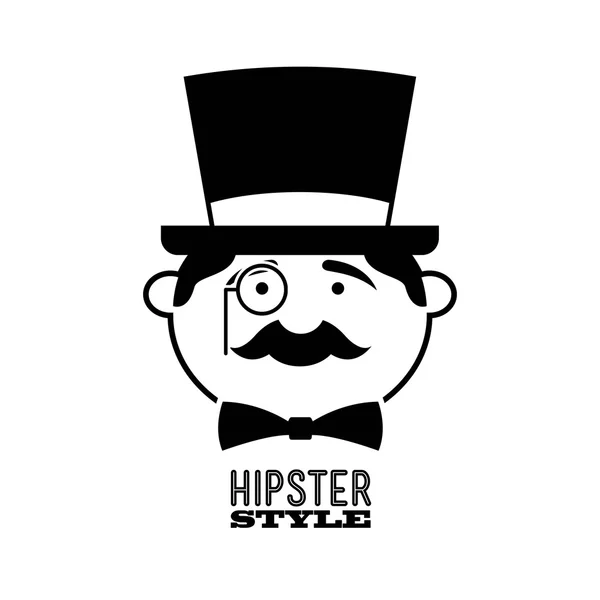 Hipster. — Vector de stock