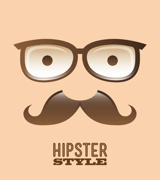 Hipster — Stockvektor