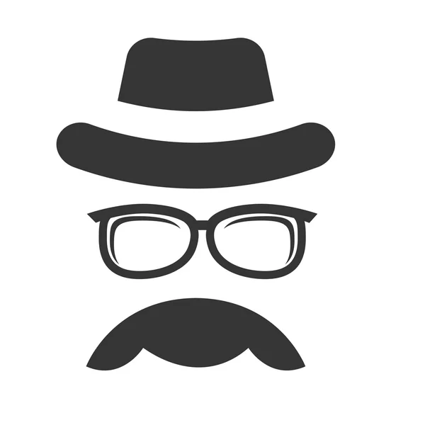 Hipster. — Vector de stock