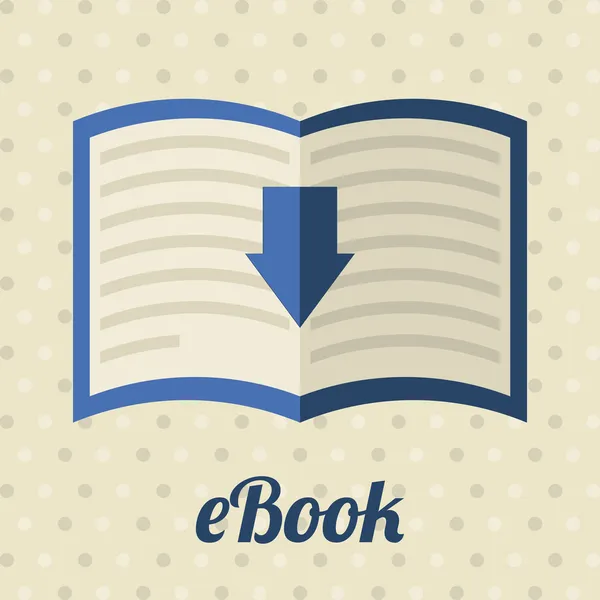 Ebook — Vetor de Stock