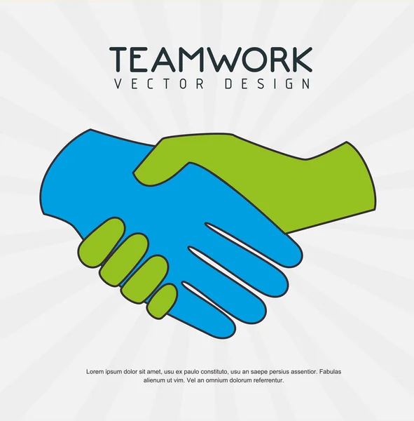 Teamwork — Stock Vector